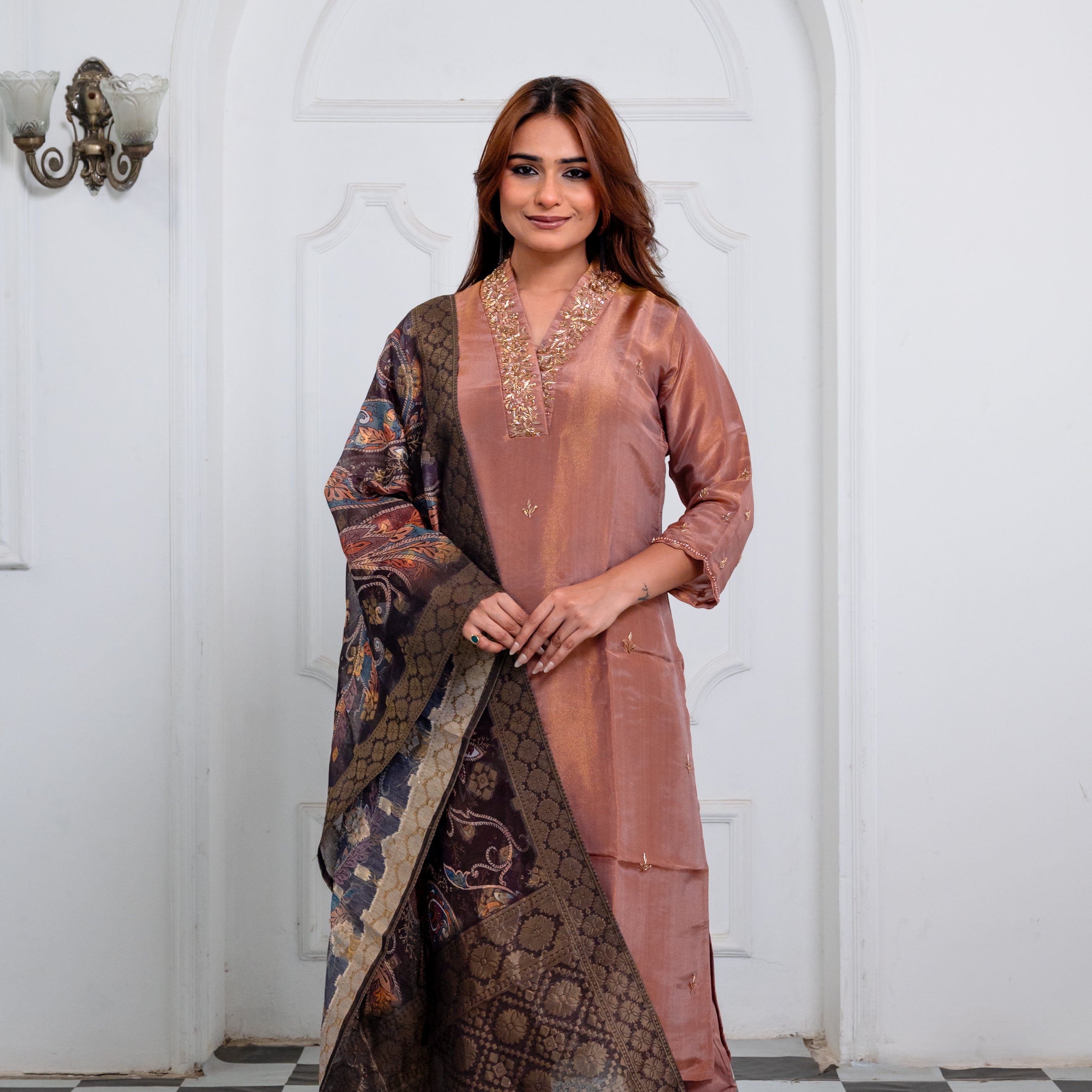 Mauve Pink Suit Set