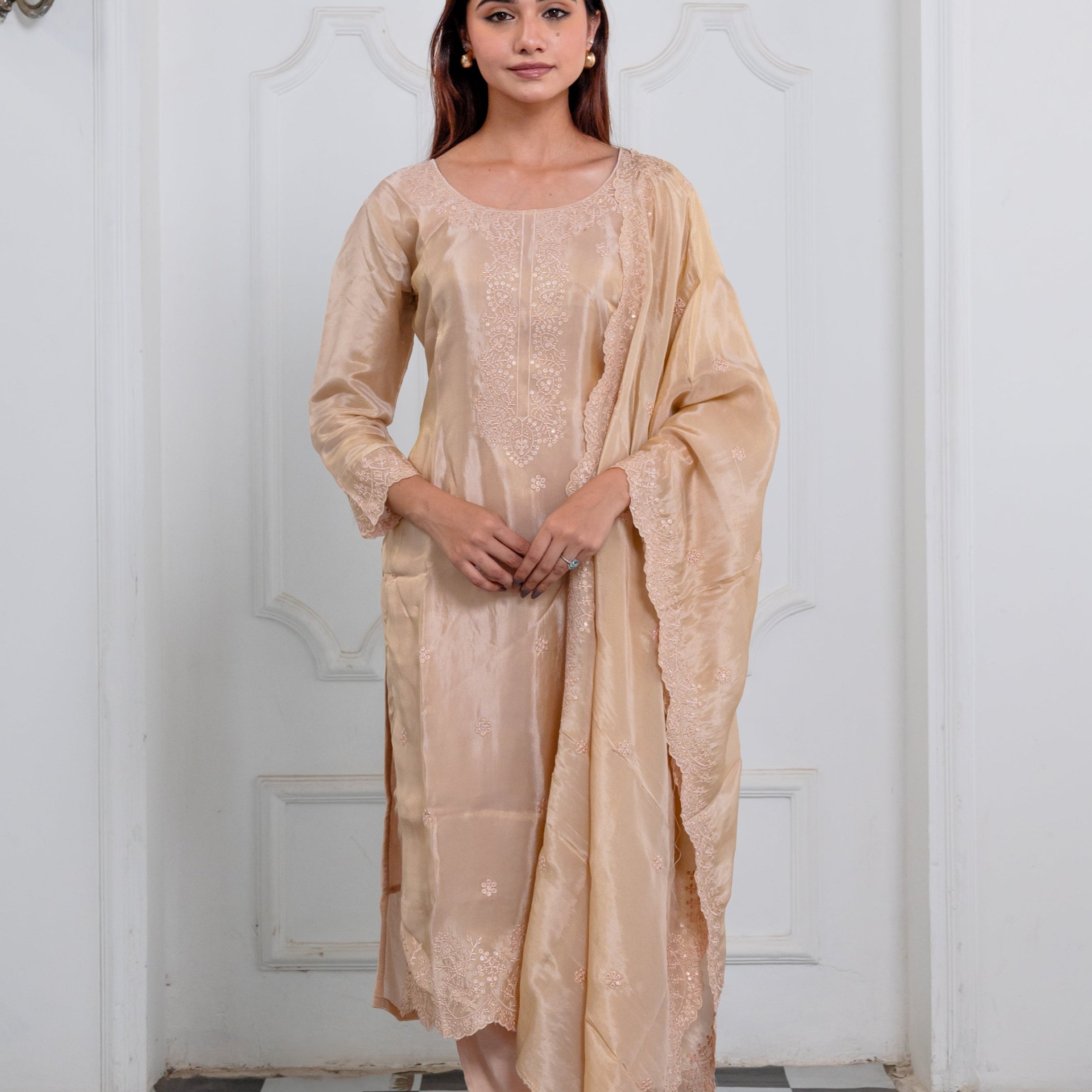 Light Beige Suit Set