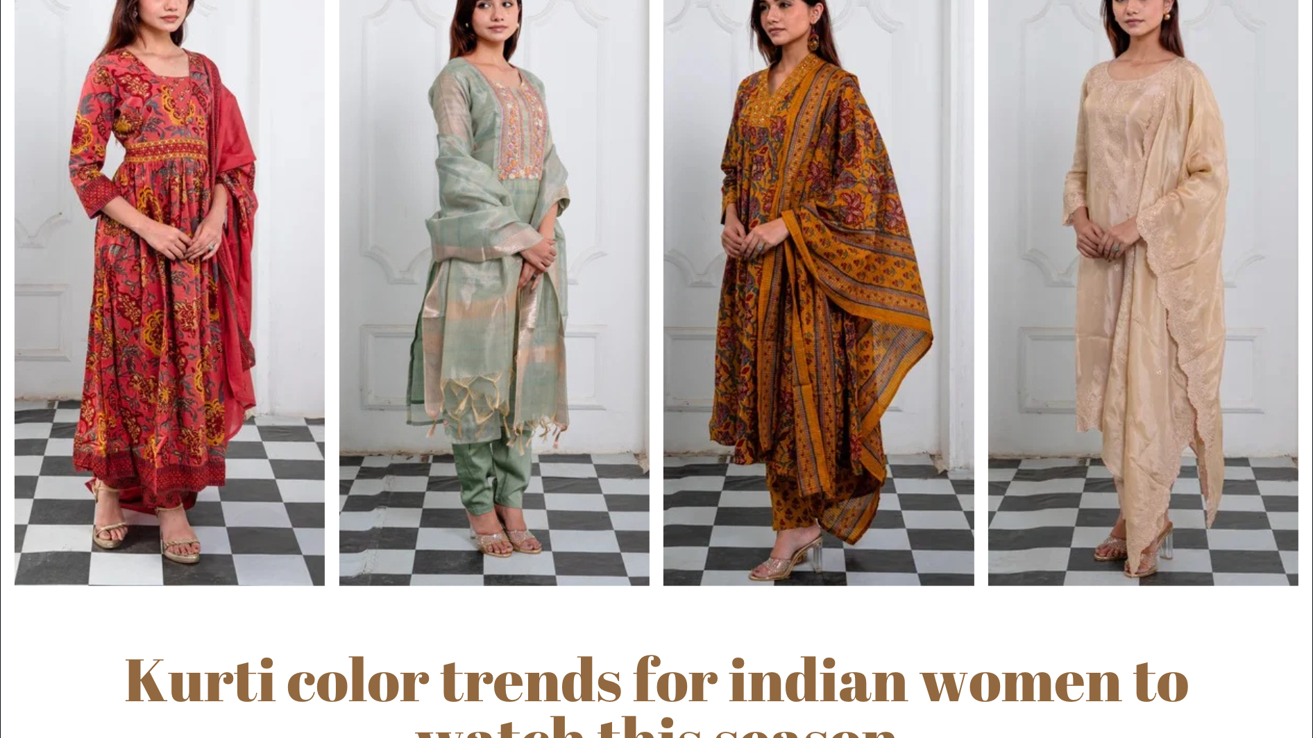 Kurti Color Trends 2025 for Indian Women – Adya by Nikita