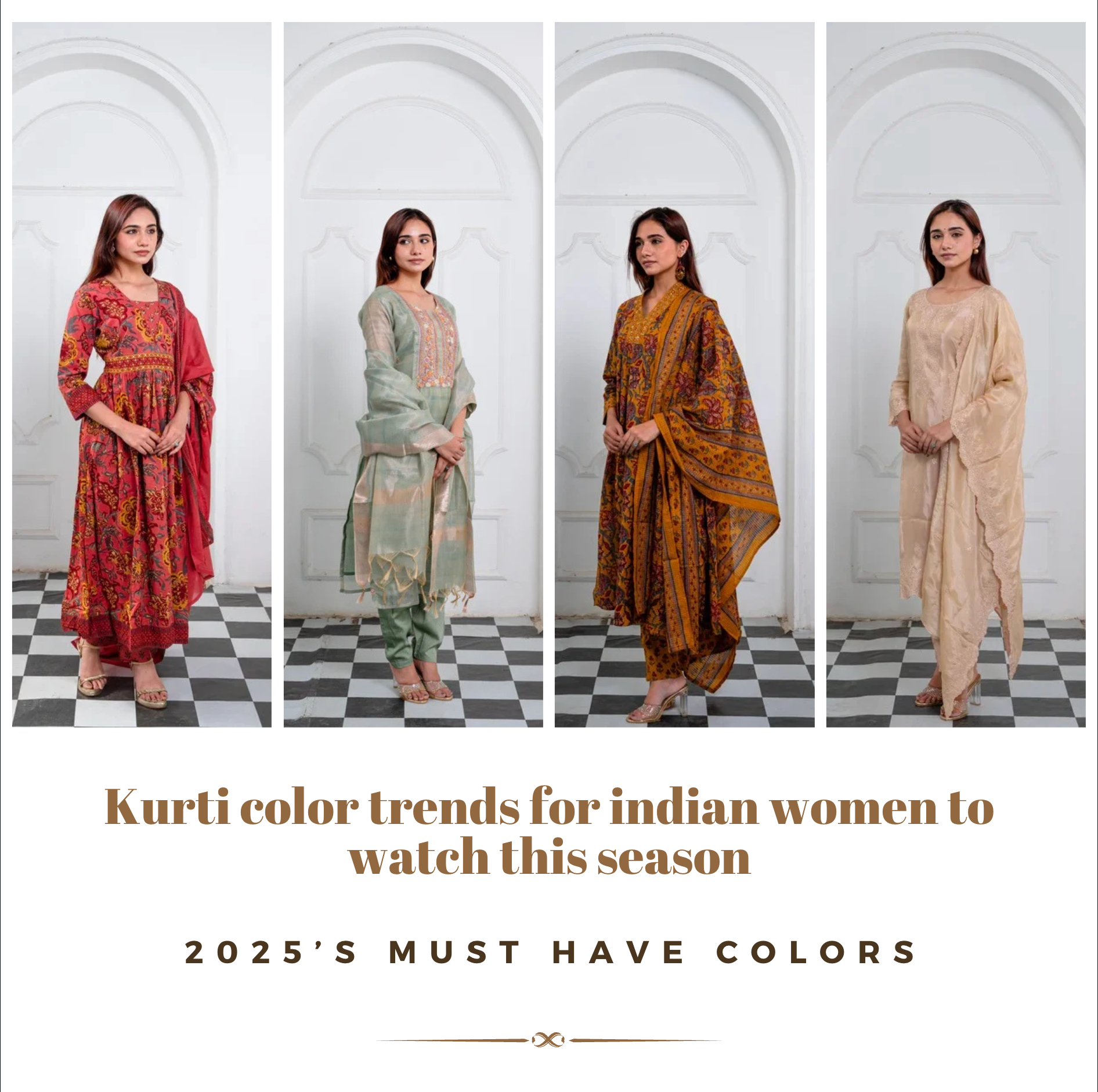 Kurti Color Trends 2025 for Indian Women – Adya by Nikita