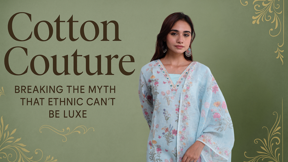 Cotton Couture: Breaking the Myth That Ethnic Can’t Be Luxe