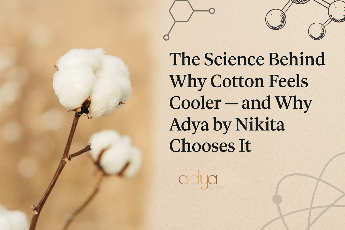 The Science Behind Why Cotton Feels Cooler — and Why Adya by Nikita Chooses It
