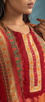 Maroon Shimmer Salwar Suit Set - View 5
