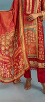 Maroon Shimmer Salwar Suit Set - View 4