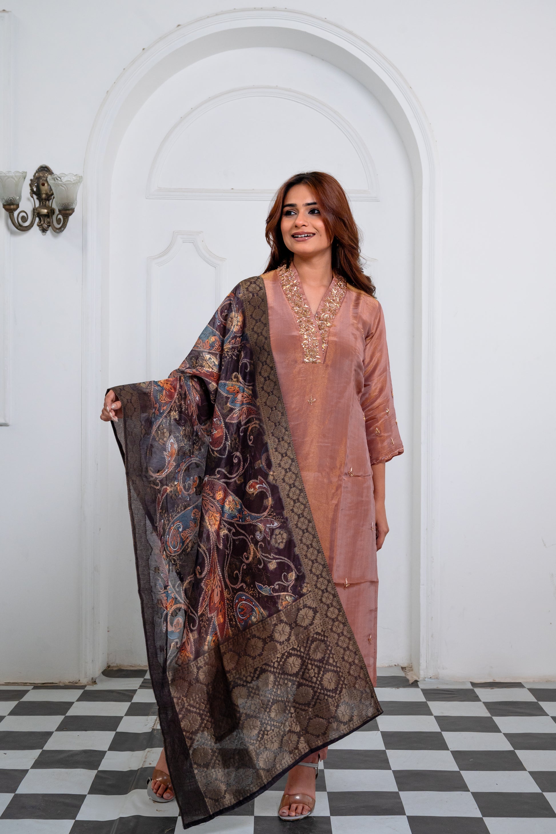 Mauve Pink Suit Set