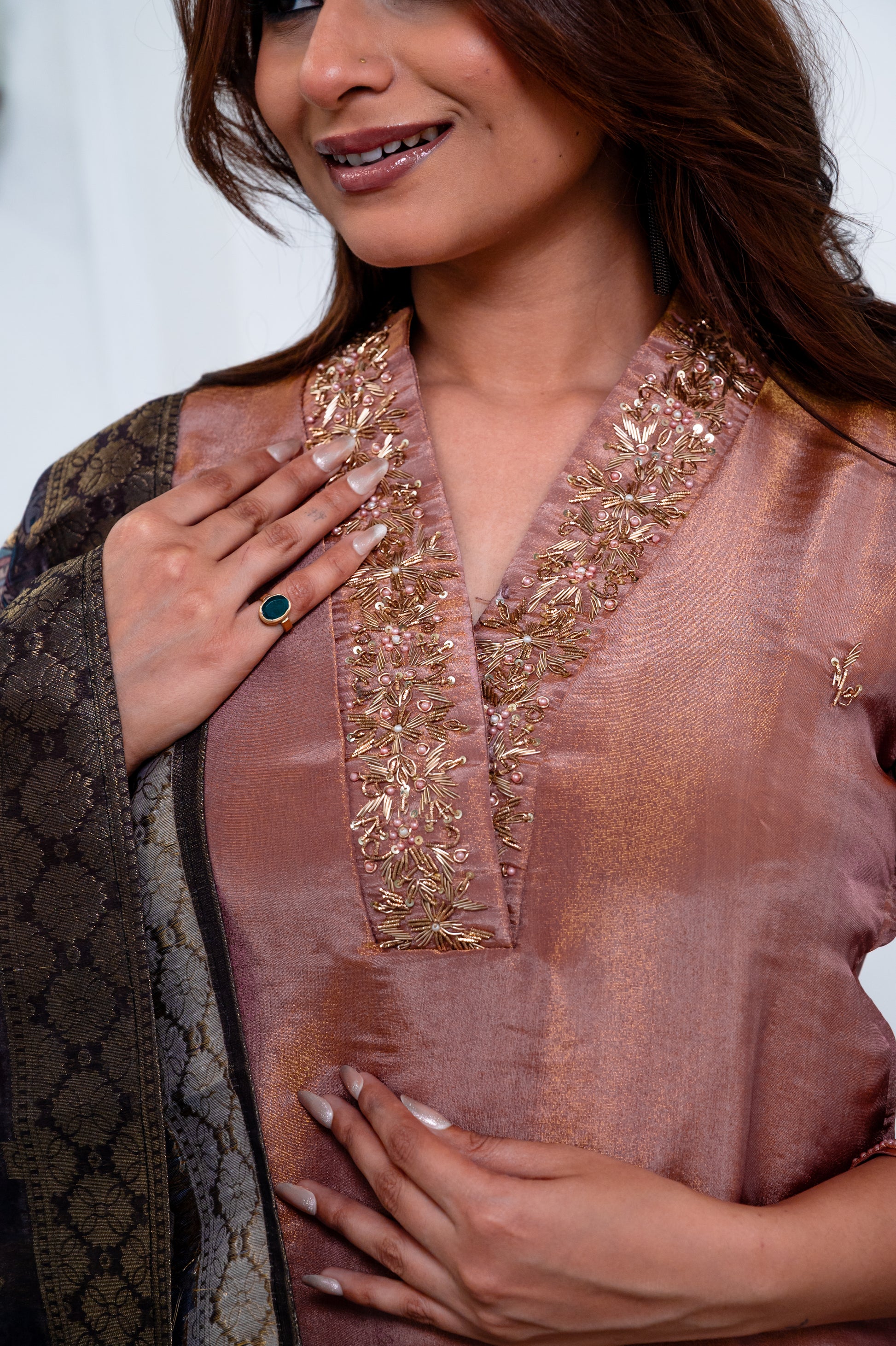 Mauve Pink Suit Set