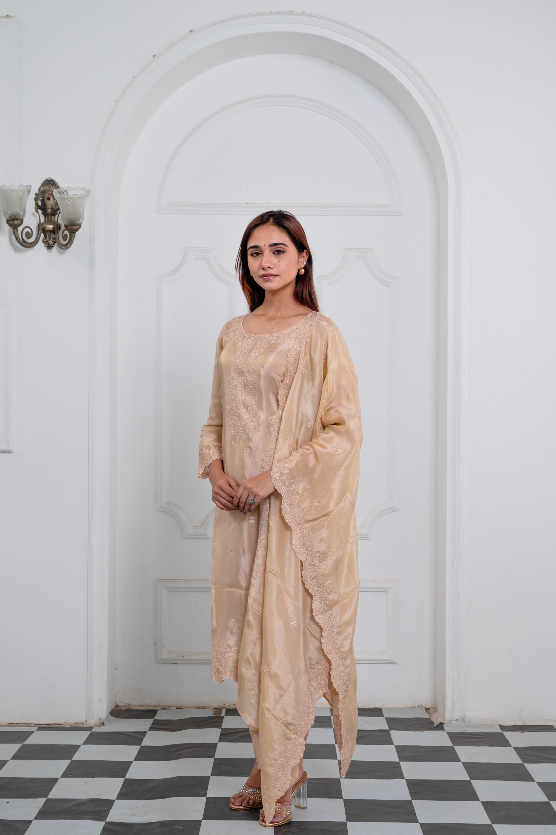 Light Beige Suit Set