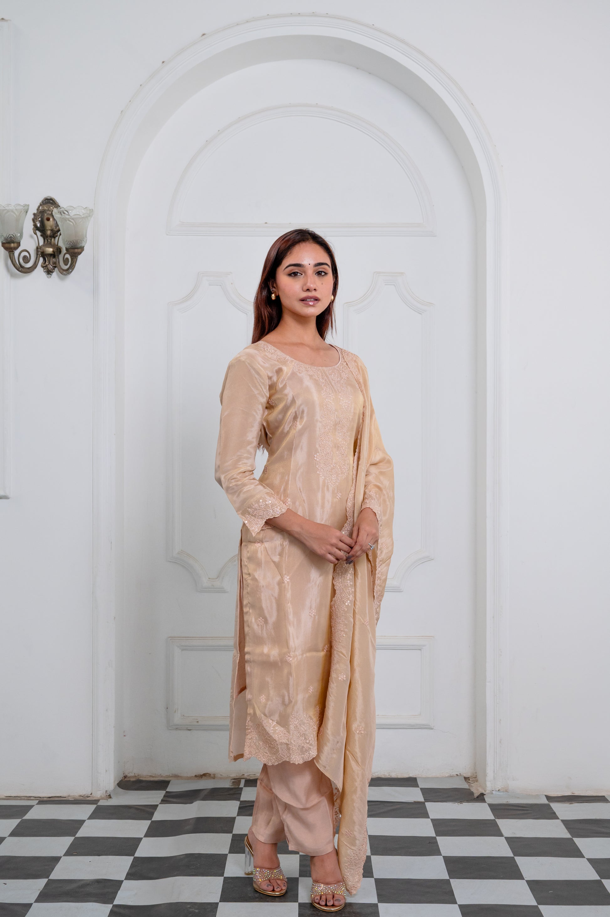 Light Beige Suit Set