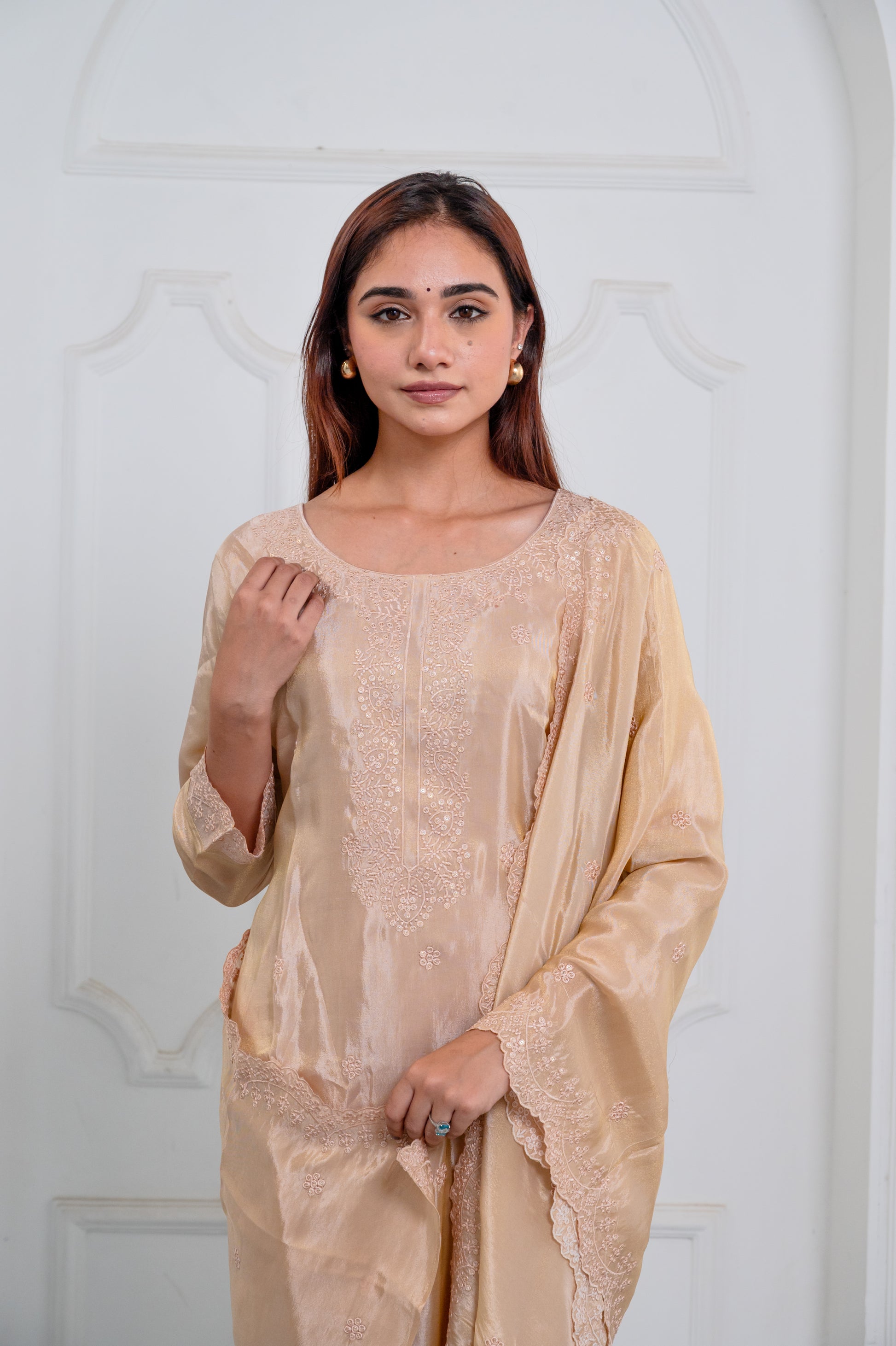 Light Beige Suit Set