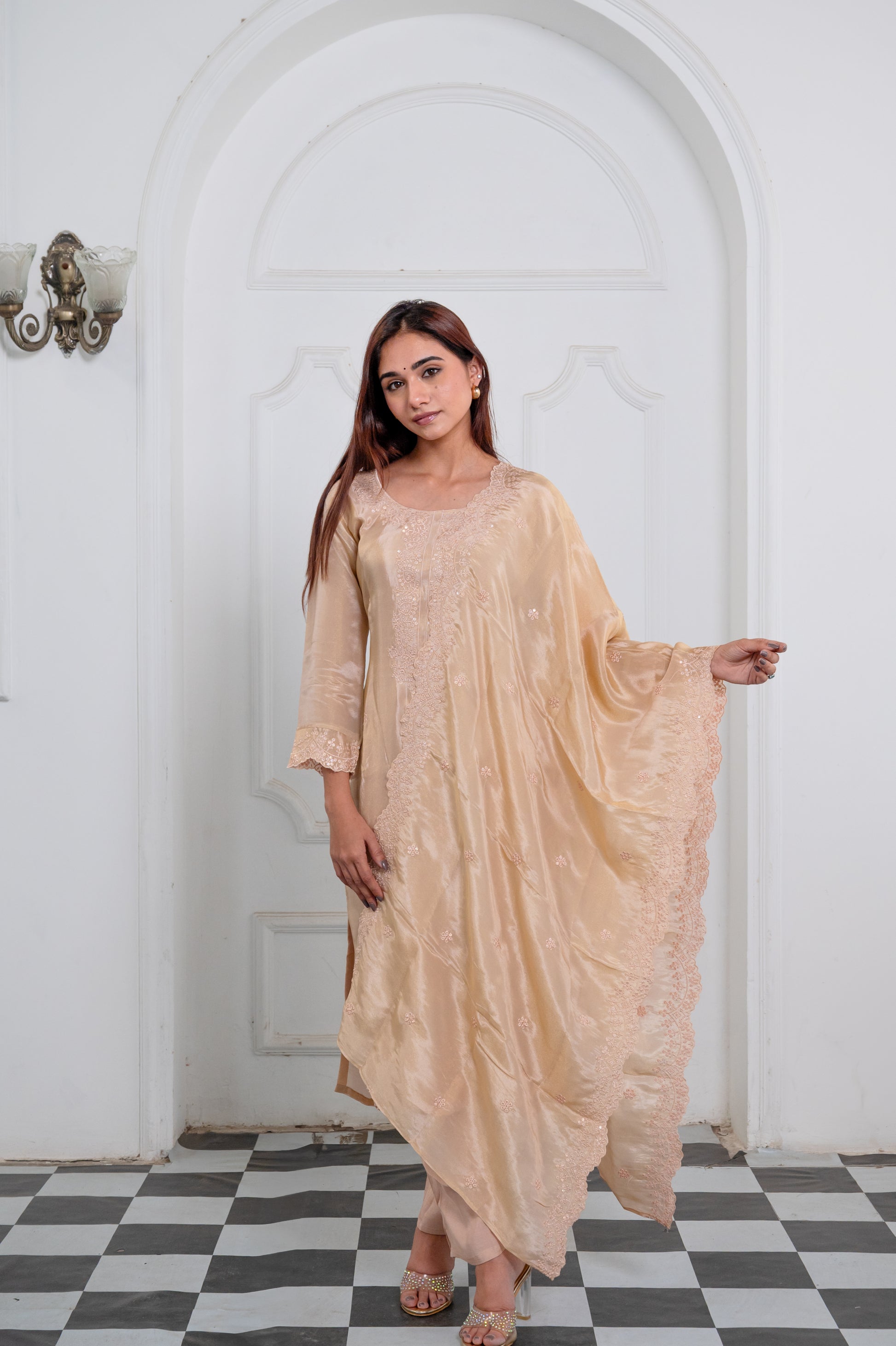 Light Beige Suit Set