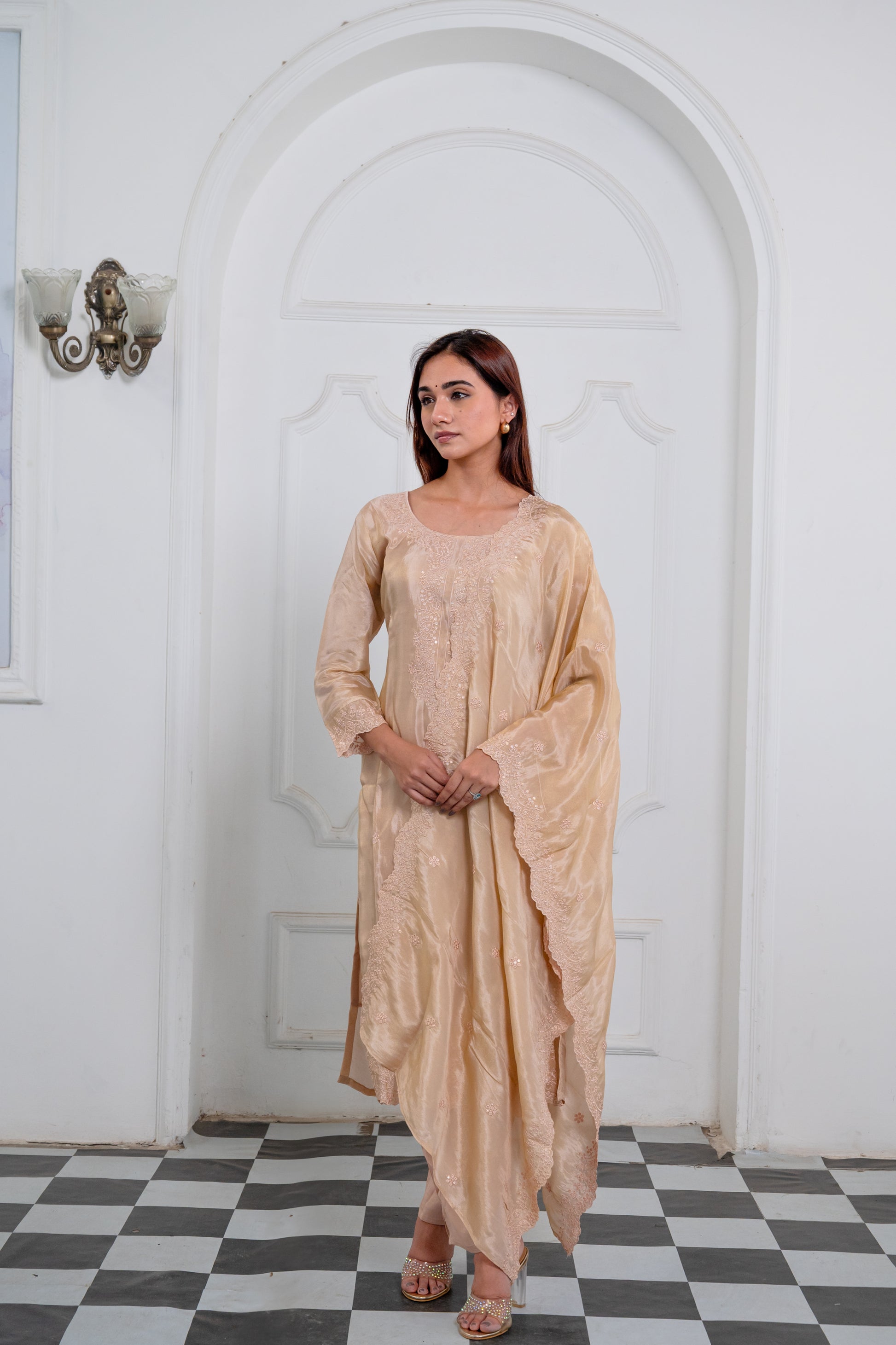 Light Beige Suit Set